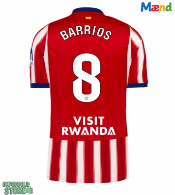 Atletico Madrid Pablo Barrios #8 Replika Hjemmebanetrøje 2026-27 Kortærmet
